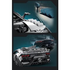 CaDA Set C61503W Mercedes-AMG ONE 1:8 gris 2,4GHz Bricks