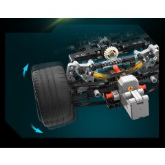 CaDA Set C61503W Mercedes-AMG ONE 1:8 gris 2,4GHz Bricks