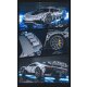 CaDA Set C61503W Mercedes-AMG ONE 1:8 gris 2,4GHz Bricks