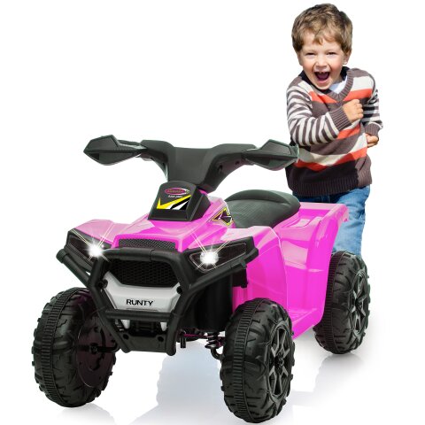 Ride-on Mini Quad Runty rose vif 6V