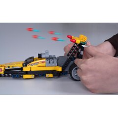 CaDA Drag Racing gelb 1:29 Bricks