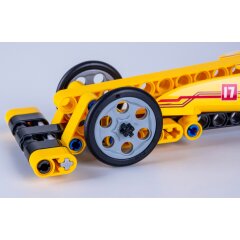 CaDA Drag Racing giallo 1:29 Bricks