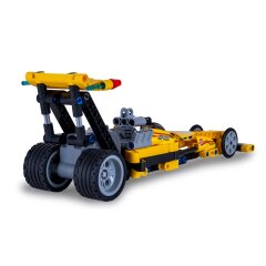 CaDA Drag Racing giallo 1:29 Bricks