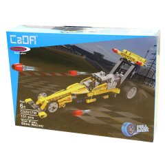 CaDA Set C52017W Drag Racing jaune Bricks
