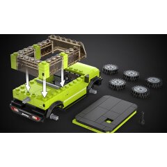 CaDA Set C55023W Suzuki Jimny 1:24 verde Bricks