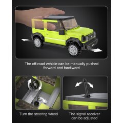 CaDA Set C55023W Suzuki Jimny 1:24 verde Bricks