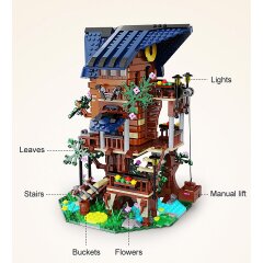 CaDA Casa de &aacute;rbol 4 estaciones 1:46 Bricks