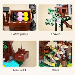 CaDA Set C6604W Tree house 4 seasons Bricks
