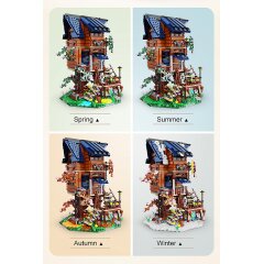 CaDA Tree house 4 seasons 1:46 Bricks