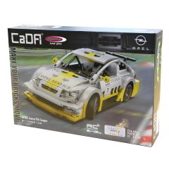 CaDA Set C51081W Opel Astra V8 Coupe 1:20 bianco 2,4GHz Bricks