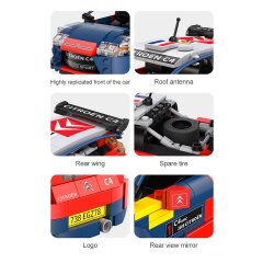 CaDA Set C51078W 2008 Citro&euml;n C4 WRC 1:20 2,4GHz Bricks
