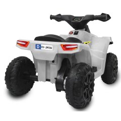 Ride-on Mini Quad Runty blanc 6V