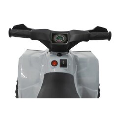 Ride-on Mini Quad Runty blanc 6V