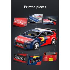 CaDA Set C55033W 2008 Citro&euml;n C4 WRC 1:24 Bricks