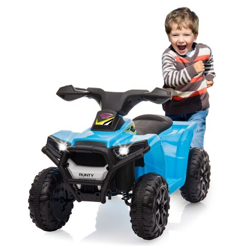 Ride-on Mini Quad Runty bleu 6V