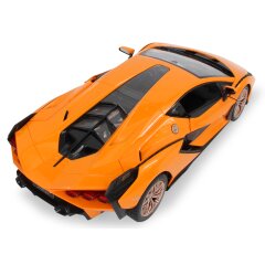 Lamborghini Si&aacute;n FKP 37 1:14 arancione 2,4GHz porta manuale