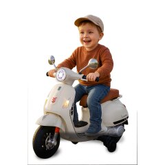 Ride-on Vespa GTS 125 bianco Li-Power 12.6