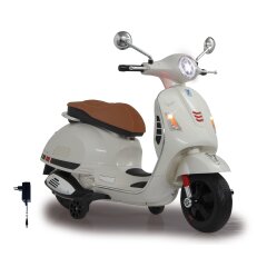 Ride-on Vespa GTS 125 bianco Li-Power 12.6