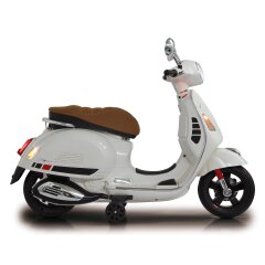 Ride-on Vespa GTS 125 bianco Li-Power 12.6