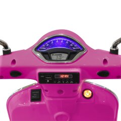 Ride-on Vespa GTS 125 rosa Li-Power 12.6