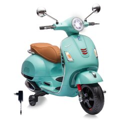 Ride-on Vespa GTS 125 verde menta Li-Power 12.6