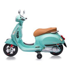 Ride-on Vespa GTS 125 verde menta Li-Power 12.6