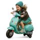 Ride-on Vespa GTS 125 verde menta Li-Power 12.6