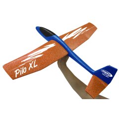 Pilo XL Foam Hand Launch glider EPP wing orange fuselage blue