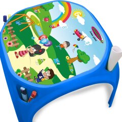 Childrens table Fun with Numbers XL blue