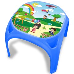 Childrens table Fun with Numbers XL blue