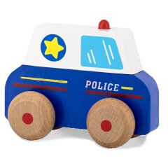 Wooden Toys Kidiwood Shape sorter emergency vehicles 4 parts