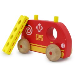 Wooden Toys Kidiwood Shape sorter emergency vehicles 4 parts