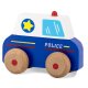 Wooden Toys Kidiwood Shape sorter emergency vehicles 4 parts