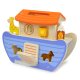 Wooden Toys Kidiwood Shape sorter Noahs ark 13 parts