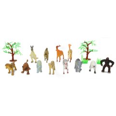 Animales salvajes set de 16 pz