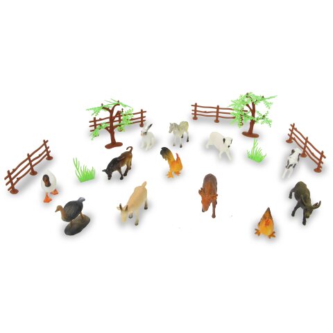 Animales de la granja set de 20 pz.