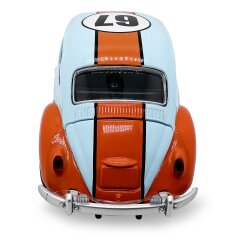 Volkswagen Classical Beetle 1967 Diecast 1:28 hellblau inkl. Knopfzellen