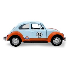 Volkwagen Classical Beetle 1967 Diecast 1:28 azul claro incl. Pilas de botón