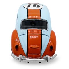 Volkwagen Classical Beetle 1967 Diecast 1:28 light blue incl. Button cells