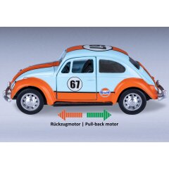 Volkswagen Classical Beetle 1967 Diecast 1:36 bleu clair