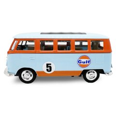 Volkswagen T1 Diecast 1:30 hellblau inkl. Knopfzellen