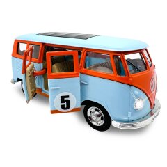Volkwagen T1 Diecast 1:30 azul claro incl. Pilas de...