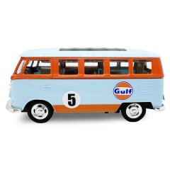 Volkwagen T1 Diecast 1:30 azul claro incl. Pilas de botón
