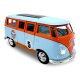 Volkwagen T1 Diecast 1:30 azul claro incl. Pilas de botón