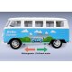 Volkswagen T1 Diecast 1:30 blue incl. Button cells