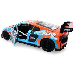 Audi R8 LMS Diecast 1:24 azul incl. Pilas de botón