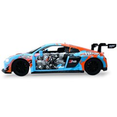 Audi R8 LMS Diecast 1:24 azul incl. Pilas de botón