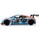 Audi R8 LMS Diecast 1:24 blu incl. Pile a bottone