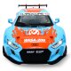 Audi R8 LMS Diecast 1:24 blu incl. Pile a bottone