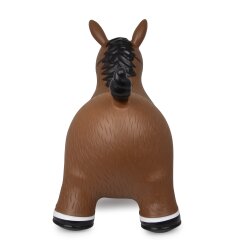 Animal saltarín Caballo HoppyDoo marrón con bomba
